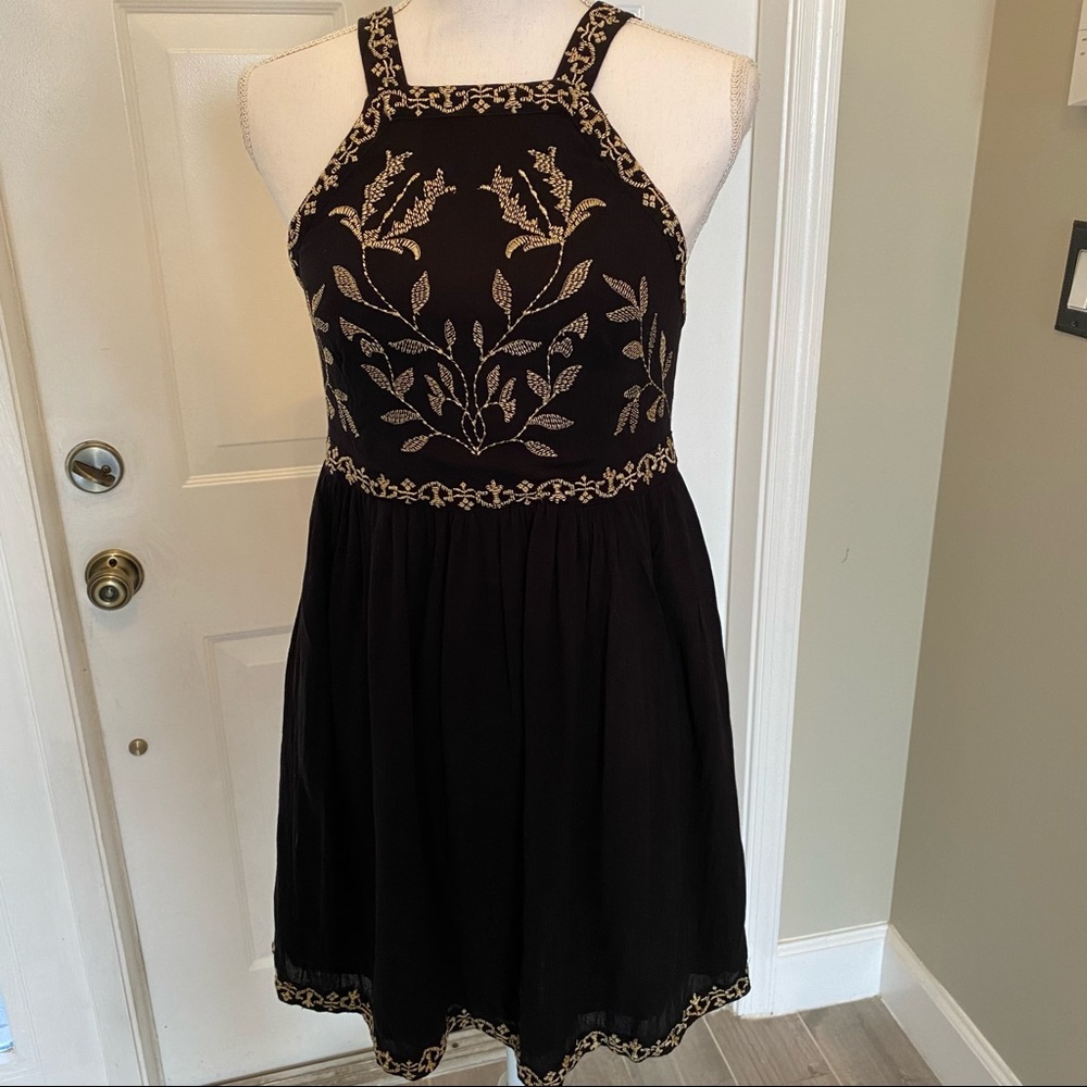 Urban Outfitters Westerly Embroidered Mini Dress